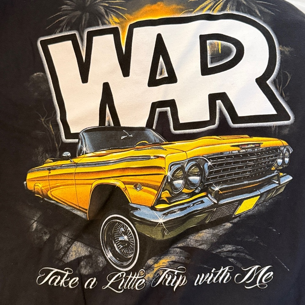 Comfort Colors Black WAR Tee large
